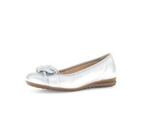 Gabor Sabia Silver Leather Womens Pumps 62.625.80