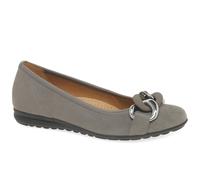 Gabor Women Ballet Flats, Ladies Classic Ballet Flats,Flats,Summer Shoe,Classic,Elegant,Brown (fumo) / 33,40 EU / 6.5 UK