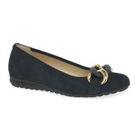 Gabor Sabia Women's Shoes 6 UK Dark Blue Suede