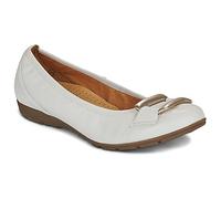 Gabor Raven Hovercraft Off White Leather Womens pumps 84.166.20 in a Plain Leather in Size 4