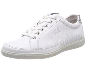 Gabor Shoes Women’s Comfort Basic Derbys, White (Weiss/Argento), 4 UK (37 EU)