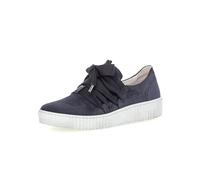 Gabor Slip on Ribbon Lace Trainer - Waltz Suede 63.333 4 Navy Suede