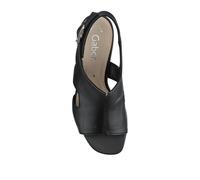 Gabor Smart Leather Block-Heeled Sandals - Size