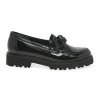 Gabor Squeeze Womens Shoes 7 UK Black Patent