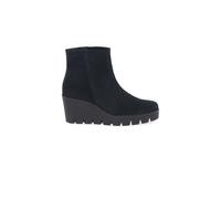 Gabor 'utopia' Chunky Wedge Heel Ankle Boots In Navy Navy 3