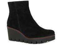 Gabor Women's Utopia Womens Wedge Heel Ankle Boots - Black - Size: 6.5