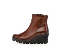 Gabor Utopia Womens Chunky Wedge Heel Ankle Boots - Brown, UK 4