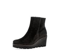 Gabor Utopia Womens Chunky Wedge Heel Ankle Boots 6.5 UK Black Suede