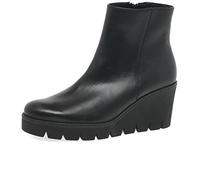 Gabor Utopia Womens Chunky Wedge Heel Ankle Boots 8 Black