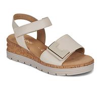Gabor Women's Platform Sandals, Women's Sandals, Moderate Extra Width (G), Cream 52, 6.5-7 UK