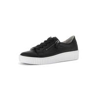 Gabor Wisdom Black Leather Womens Trainers 63.334.27