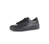 Gabor Wisdom Black Leather Womens Trainers 73.334.37
