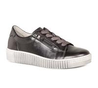 Gabor Wisdom Beige nubuck Womens trainers 83.334.12 in a Plain Nubuck Leather in Size 4.5