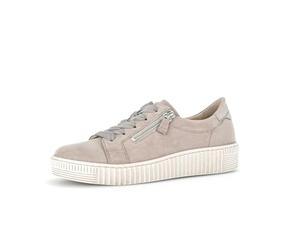 Gabor Wisdom Light Grey Nubuck Womens Trainers 43.334.12