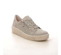 Gabor Wisdom Light Taupe Suede Womens Trainers 83.334.13