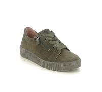 Gabor Wisdom Olive Green Womens Trainers 60.1002.007