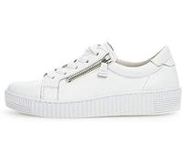 Gabor Wisdom Standard Fit Casual Shoes White Leather