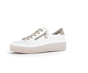 Gabor Wisdom Womens Trainers White/Pink, 43.334