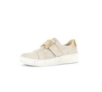 Gabor Wish Desert Suede Dressy Sneakers with Jeweled Buckle 43.338 (Desert, UK Footwear Size System, Adult, Women, Numeric, Medium, 6.5)