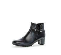 Gabor Women Ankle Boots, Ladies Ankle Boots,Boots,Half Boots,Ankle Boots,Bootie,Ankle high,Zipper,Schwarz (Micro),37 EU / 4 UK