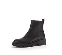 Gabor Jazzy Black leather Womens ankle boots 31.820.27 in a Plain Leather in Size 6