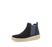 Gabor Women Ankle Boots, Ladies Chelsea Boots,Removable Insole,Low Boots,Half Boots,Slip Boot,Bootie,Flat,Blue (Pazifik) / 16,37 EU / 4 UK