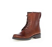 Gabor Women Ankle Boots, Ladies Combat Boots,Removable Insole,Half Boots,lace-up Boots,Winter Boots,Lined,Warm,Brown (Sattel),41 EU / 7.5 UK