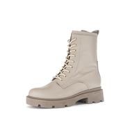 Gabor Women Ankle Boots, Ladies Combat Boots,Removable Insole,lace-up Boots,Boots,Half Boots,Booties,White (Latte) / 61,39 EU / 6 UK