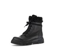 Gabor Women Ankle Boots, Ladies Combat Boots,Removable Insole,Lined,Boots,Half Boots,Booties,lace-up Boots,Winter Boots,Black (Schwarz) / 27,40 EU / 6.5 UK