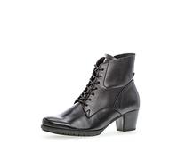 Gabor Women Ankle Boots, Ladies Lace-up Ankle Boot,Low Boots,Short Boots,lace-up Boot,Zipper,Black (Schwarz),37 EU / 4 UK