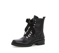 Gabor Women Ankle Boots, Ladies Lace-up Ankle Boot,Removable Insole,Winter Boot,Half-Boots,lace-up Bootie,Schwarz,38.5 EU / 5.5 UK