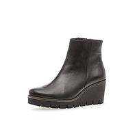 Gabor Women Ankle Boots, Ladies Wedge ankle boots,removable insole,boot,low boots,half boots,wedge bootie,lined,Black (schwarz),41 EU / 7.5 UK