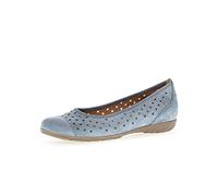 Gabor Women Ballet Flats, Ladies Classic Ballet Flats,Flats,Summer Shoe,Classic,Elegant,Blue (Jeans),42 EU / 8 UK