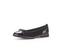 Gabor Women Ballet Flats, Ladies Classic Ballet Flats,Flats,Summer Shoe,Elegant,Bow,Leisure,Black (Schwarz),39 EU / 6 UK