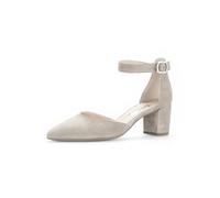 Gabor Women Court Shoes, Ladies Strappy Court Shoes,Heel Shoes,Ankle Strap,Strap Shoe,Heel Holder,Brown (Visone),38 EU / 5 UK