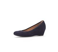 Gabor Women Court Shoes, Ladies Wedges,Wedge Heel,Classic,Elegant,Comfortable,Business Shoe,Office,Blue (atlantik),38.5 EU / 5.5 UK