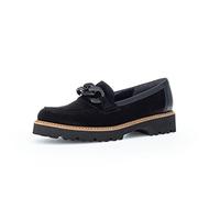 Gabor Squeeze Womens Loafers - Black, UK 7