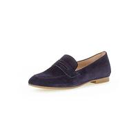 Gabor Women Loafers, Ladies Slippers,Slip-on Shoes,College Shoes,Loafer,Business Shoes,Blue (atlantik),37 EU / 4 UK