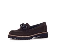 Gabor Women Loafers, Ladies Slippers,Slip-on Shoes,College Shoes,Loafer,Business Shoes,Brown (Chocolate) / 38,37 EU / 4 UK