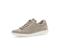 Gabor Women Trainers, Ladies Low-Tops,Removable Insole,Low Shoe,Street Shoe,lace up Shoe,Sports Shoe,Leisure,Beige (Muschel),38.5 EU / 5.5 UK