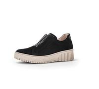 Gabor Women Trainers, Ladies Low-Tops,Removable Insole,Low Shoe,Street Shoes,Leisure,Sporty,Black (Schwarz) / 17,41 EU / 7.5 UK