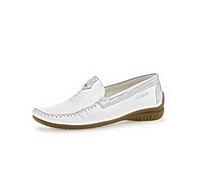 Gabor Womens 090.50 California Leather Driving Shoes 7.5 UK White Silver