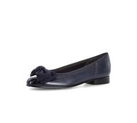 Gabor Women's Basic Ballet Shoes, Blue Leather/Patent, 5.5 UK