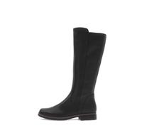 Gabor Naples Stretch Black leather Womens knee-high boots 80.2304.001