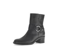 Gabor 'easel' Low Heeled Ankle Boots In Black Black 6.5