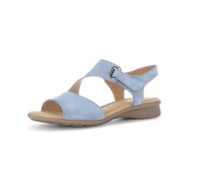 Gabor - Women's comfort comfort and comfortable in suede, Blue, 3 UK