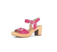 Gabor - Women's comfortable comfortable leather sandal, model, Pink 10, 5-5.5 UK