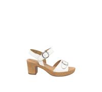 Gabor Fantastica WHITE LEATHER Womens Wedge Sandals 24.764.21 in a Plain Leather in Size 5