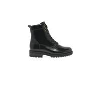 Gabor Women's Lace-Up Ankle Boots, Comfortable Extra Width (H), Black 97, 6.5 UK