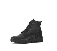 Gabor Women's Lace-Up Ankle Boots, Comfortable Extra Width (H), Black 57, 7 UK